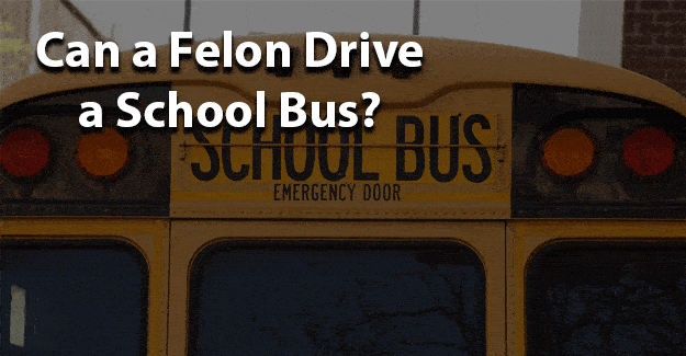 Can a felon drive a school bus