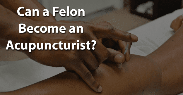 Can a Felon Become an Acupuncturist