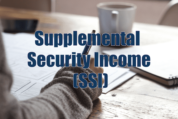 supplemental security income SSI alt code person writing